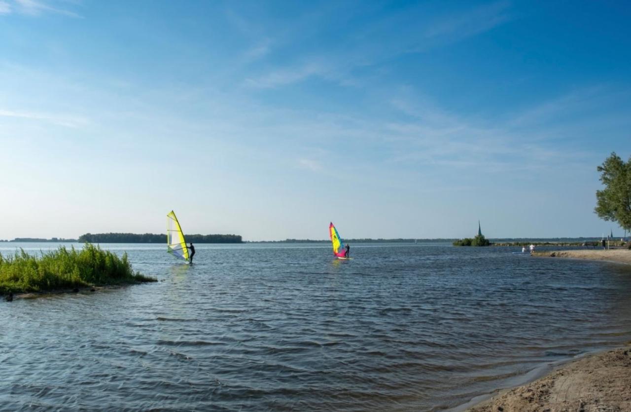 Luxus Cube Meerblick Veluwemeer Am Strand In Erster Reihe フルスホルスト エクステリア 写真